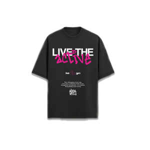GLOU LIVE THE ACTIVE T-SHIRT OVERSIZED