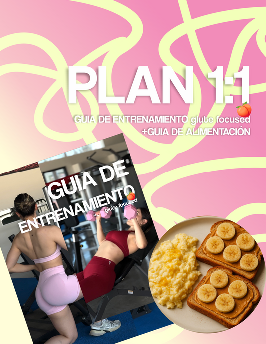 Plan 💪🏼 1:1 con Glou – Transforma tu rutina, tu cuerpo y tu mindset