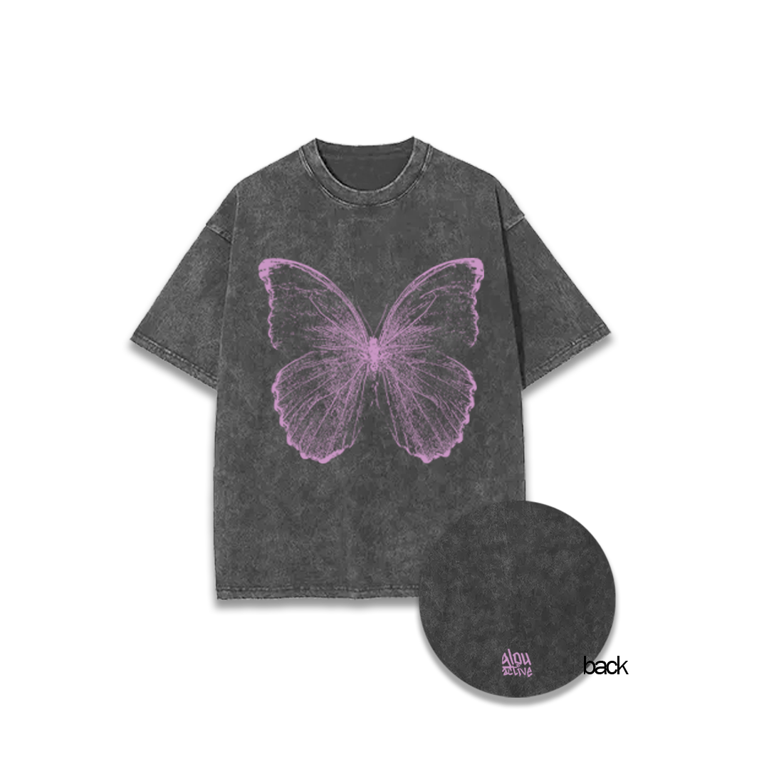 GLOU FULL BUTTERFLY T-SHIRT OVERSIZED