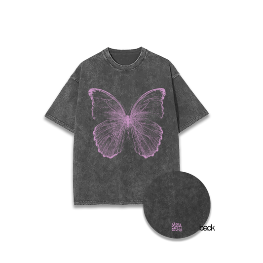 GLOU FULL BUTTERFLY T-SHIRT OVERSIZED