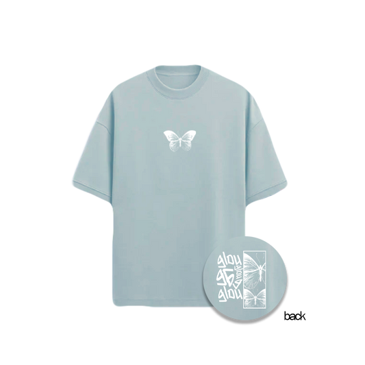 GLOU FRAME BUTTERFLY T-SHIRT OVERSIZED