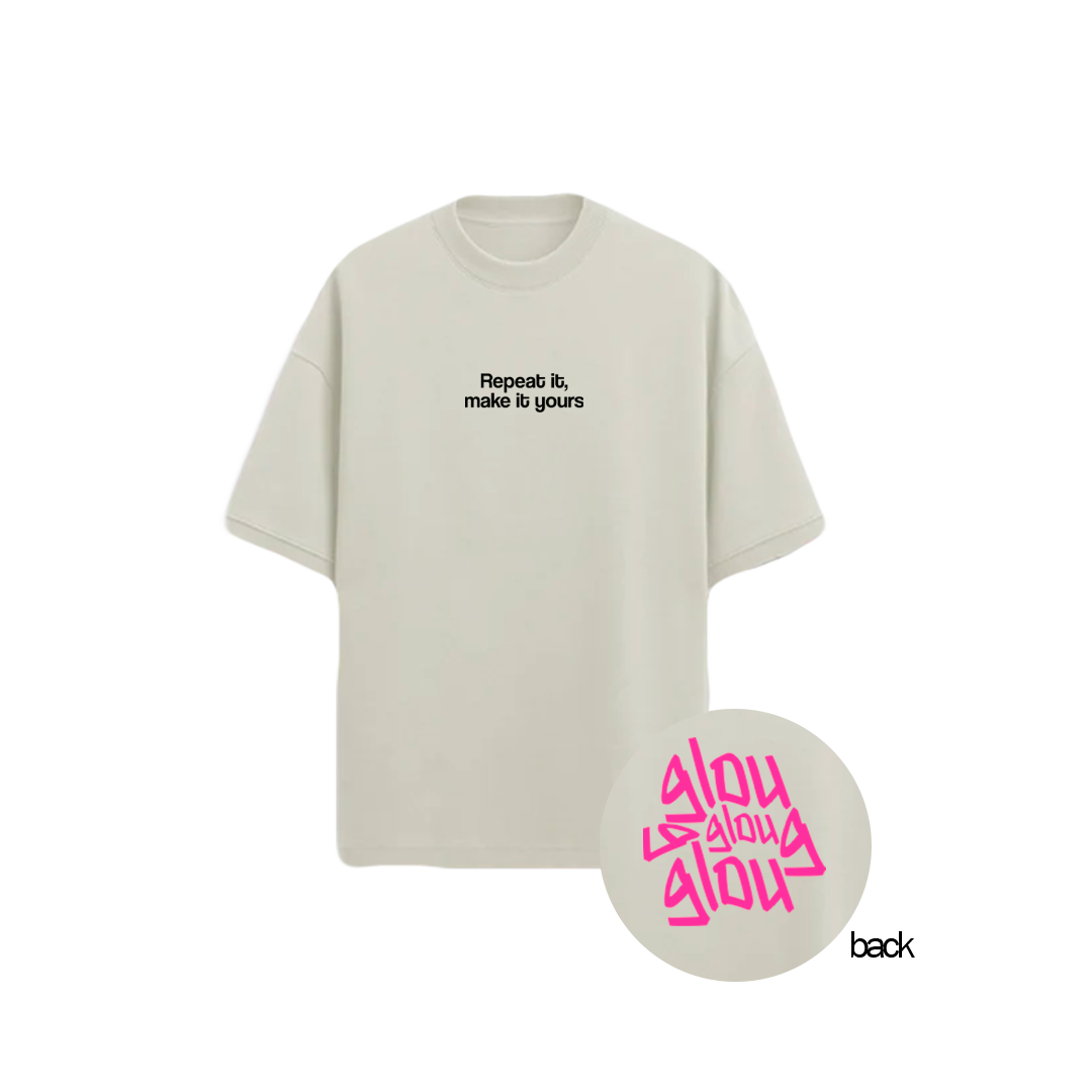 GLOU REPEAT IT T-SHIRT OVERSIZED