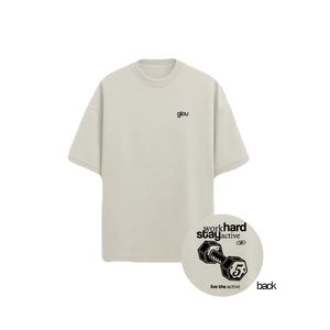 GLOU WORK HARD T-SHIRT OVERSIZED